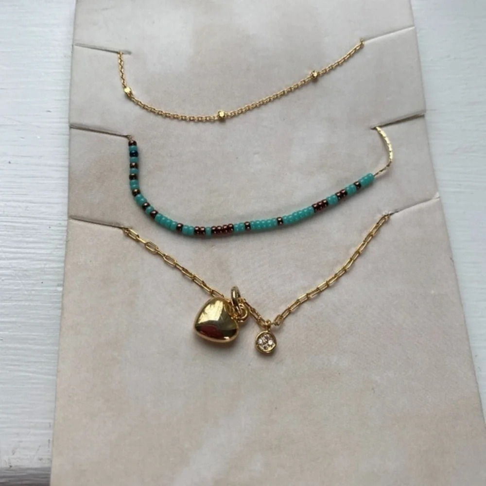 Anthropologie Serefina Delicate Necklace Set - Picture 2 of 4